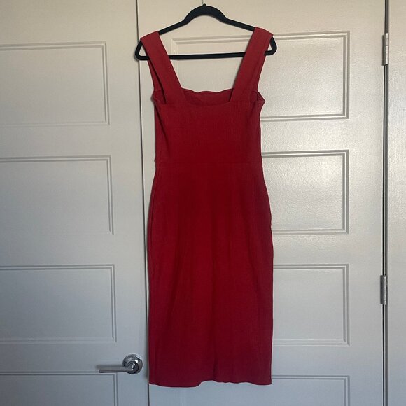 Reformation Cassi Dress in Terracotta - Picture 3 of 4